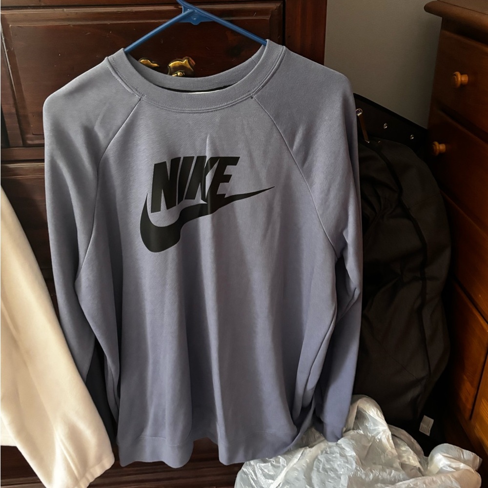 Nike Lavender Sweatshirt with Black Logo